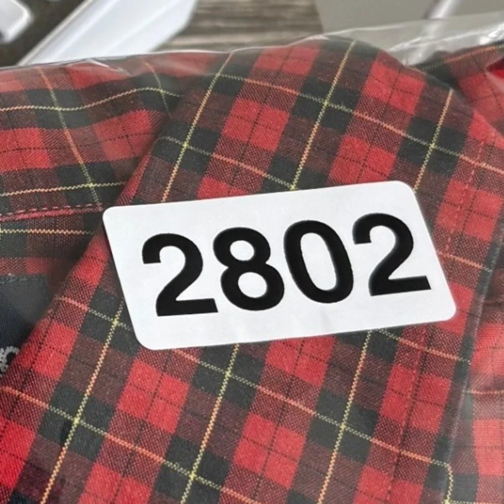 Polo Ralph Lauren Yarmouth Shirt Mens 16.5-35 (Large) Red Plaid Button Down Prep
